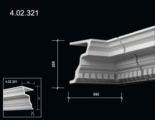 4.02.321  Polyurethane decorative elements