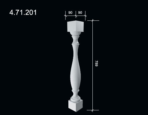 4.71.201 Polyurethane  balustrades