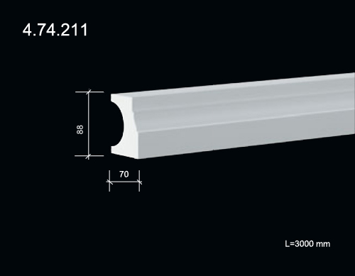 4.74.211 Polyurethane  balustrades