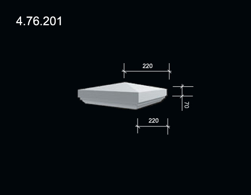 4.76.201 Polyurethane  balustrades