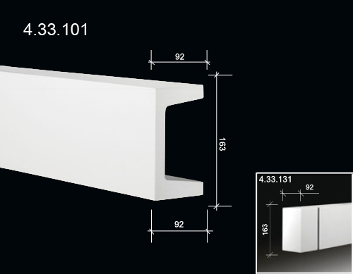  4.33.101  Фризы и архитравы  из полиуретана