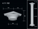 4.11.102 Капитель колонны  из полиуретана
