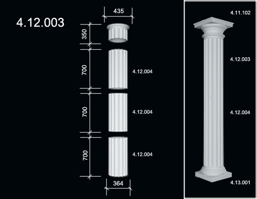 4.12.003 Poliuretāna kolonnas stabs