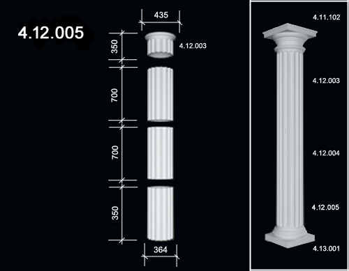 4.12.005 Polyurethane column  body