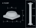 4.13.001 База колонны  из полиуретана