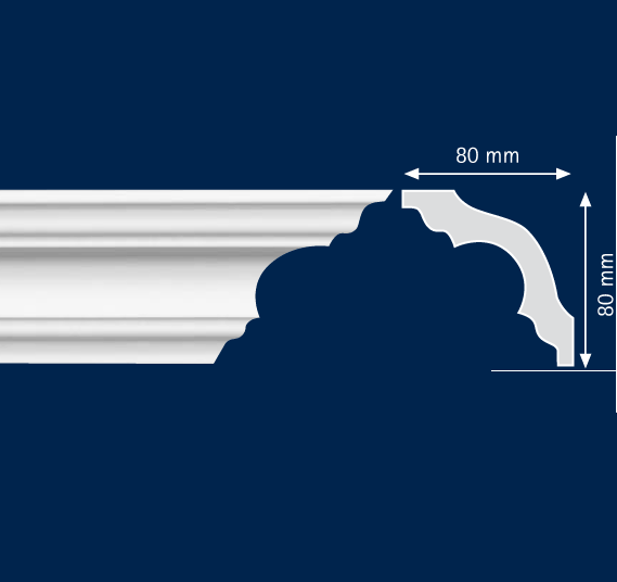 K80 Ceiling polystyrene molding