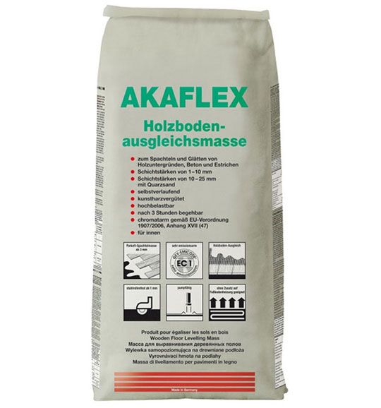 AKAFLEX  Масса для выравнивания деревянных полов