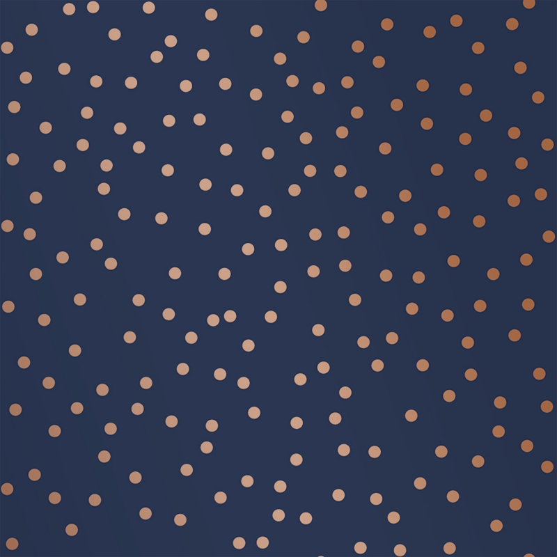 108561 Confetti Navy Copper oбои