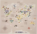 111398 World Map Фотообои