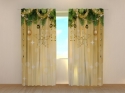 Photo curtains Christmas Golden Shine