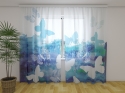 Photo curtains Blue Butterfly