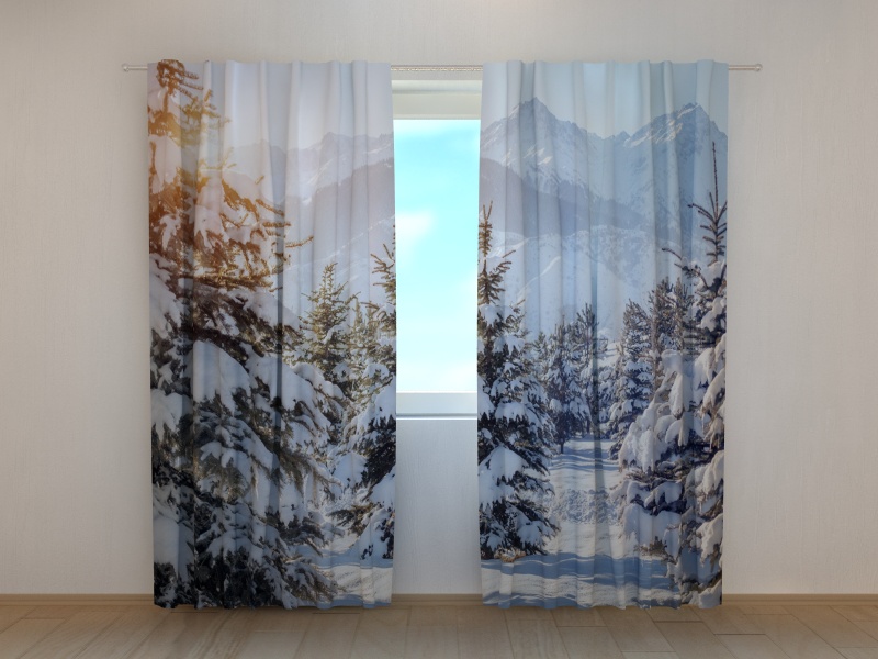 Photo curtains  Winter Sun