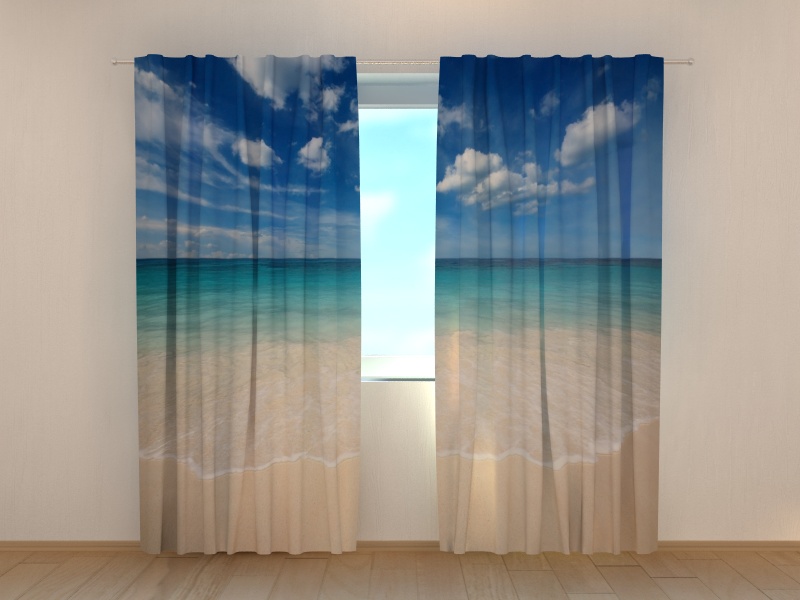 Photo curtains Golden Sand