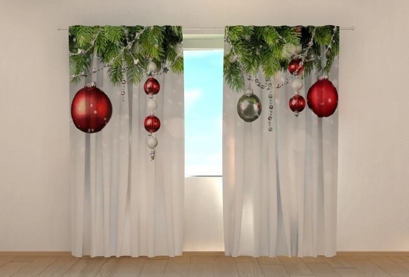 Photo curtains Christmas Decotaions