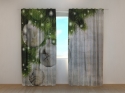 Photo curtains Silver