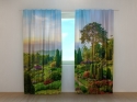 Photo curtains Beautiful Garden