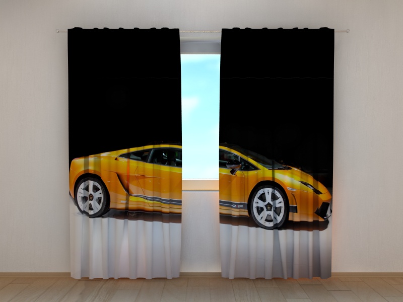 Photo curtains Supercar