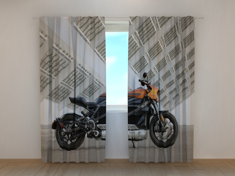 Photo curtains Superbike Harley Davidson