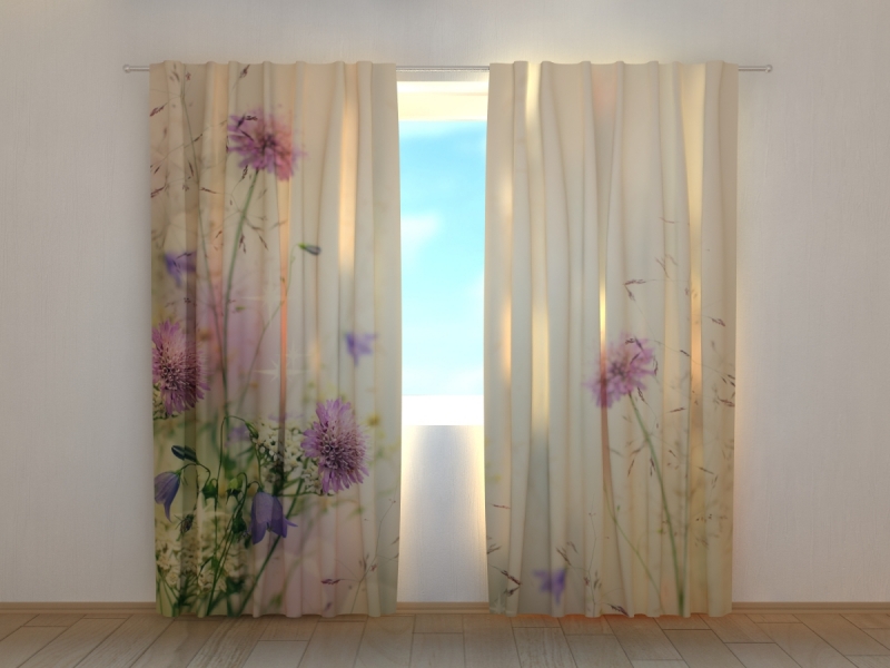 Photo curtains Field