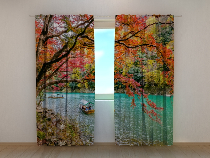 Photo curtains Autumn Forest in Kyoto