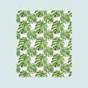 Fleece Blanket Tropical Palm Leaves