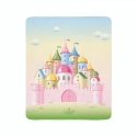 Fleece Blanket Pink Castle