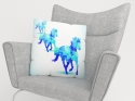 Pillowcase Blue Horses