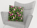 Pillowcase Tropical Flowers on the Black