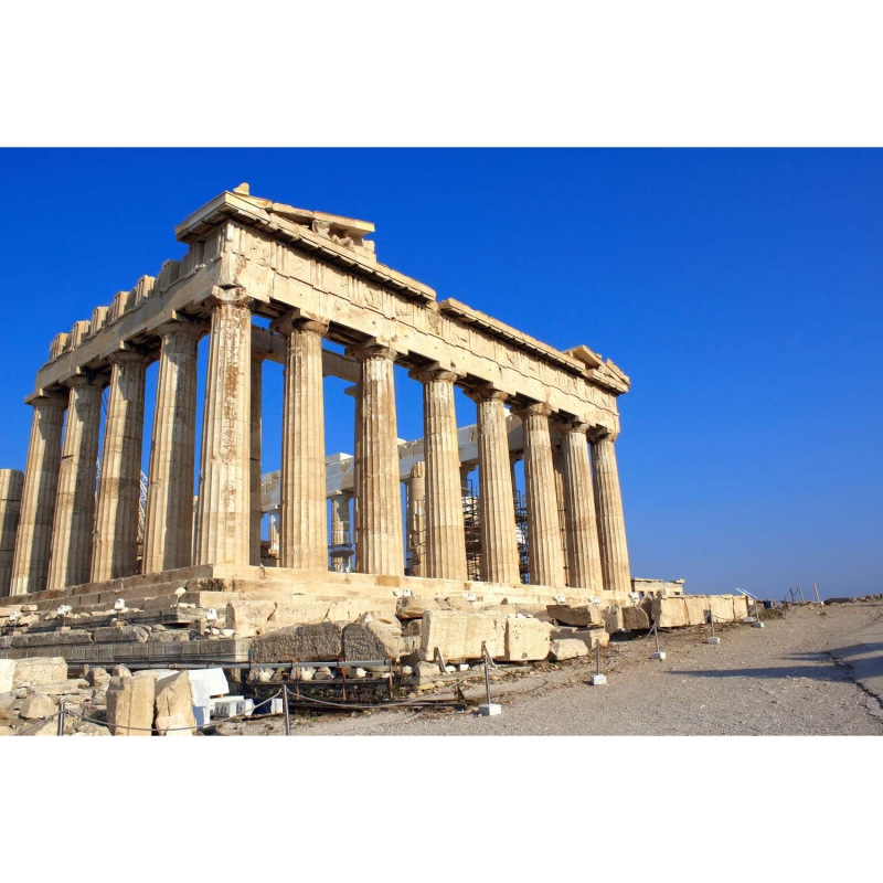 Parthenon in Athens.