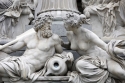 Detail of a fountain in Vienna 