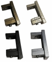 Set of end caps for aluminum cornice SQUARE LINE set