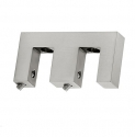 Ceiling bracket double row for aluminum cornice  SQUARE LINE 