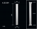 4.22.301 Polyurethane facade pilasters