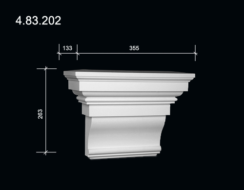 4.83.202 Polyurethane Facade brackets