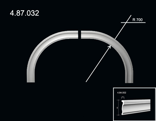 4.87.032 Арочное обрамление из полиуретана