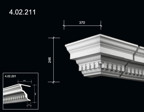 4.02.211  Polyurethane decorative elements